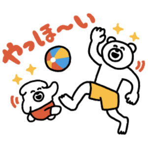 夏にたくさん使える♪けたくま＆けたわん