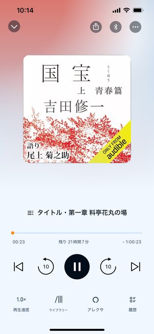 国宝　Audible