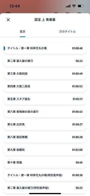 目次　国宝