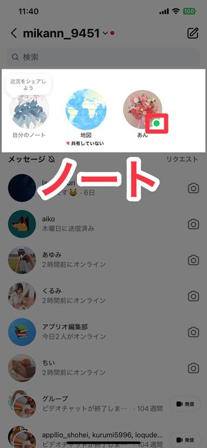 DMのノート