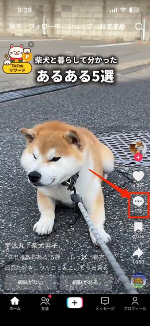 【アプリ版】コメントの閲覧