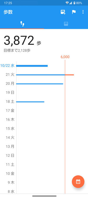 からだメイト：ホーム画面