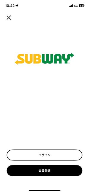 すでに登録済みの人は「ログイン」、初めての人は「会員登録」をタップ