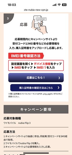 キャンペーン応募方法