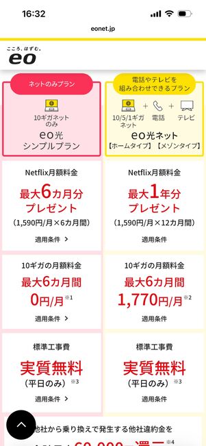 光ネットNetflixパック