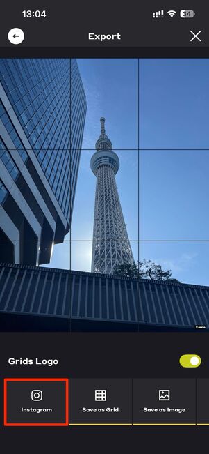 グリッドにとどまらない高機能アプリ「Grids」（iOS版のみ）