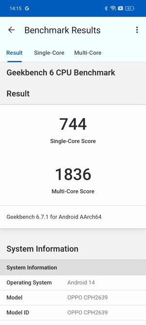 OPPO A3 5G ベンチマーク