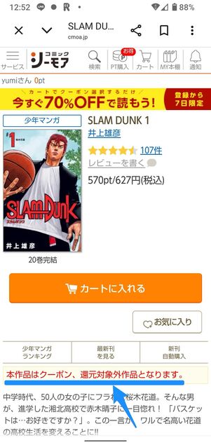 70%オフ対象外作品