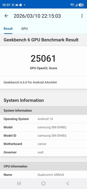 Galaxy S26 Ultraと比べても、GPU性能に差は相当に大きい