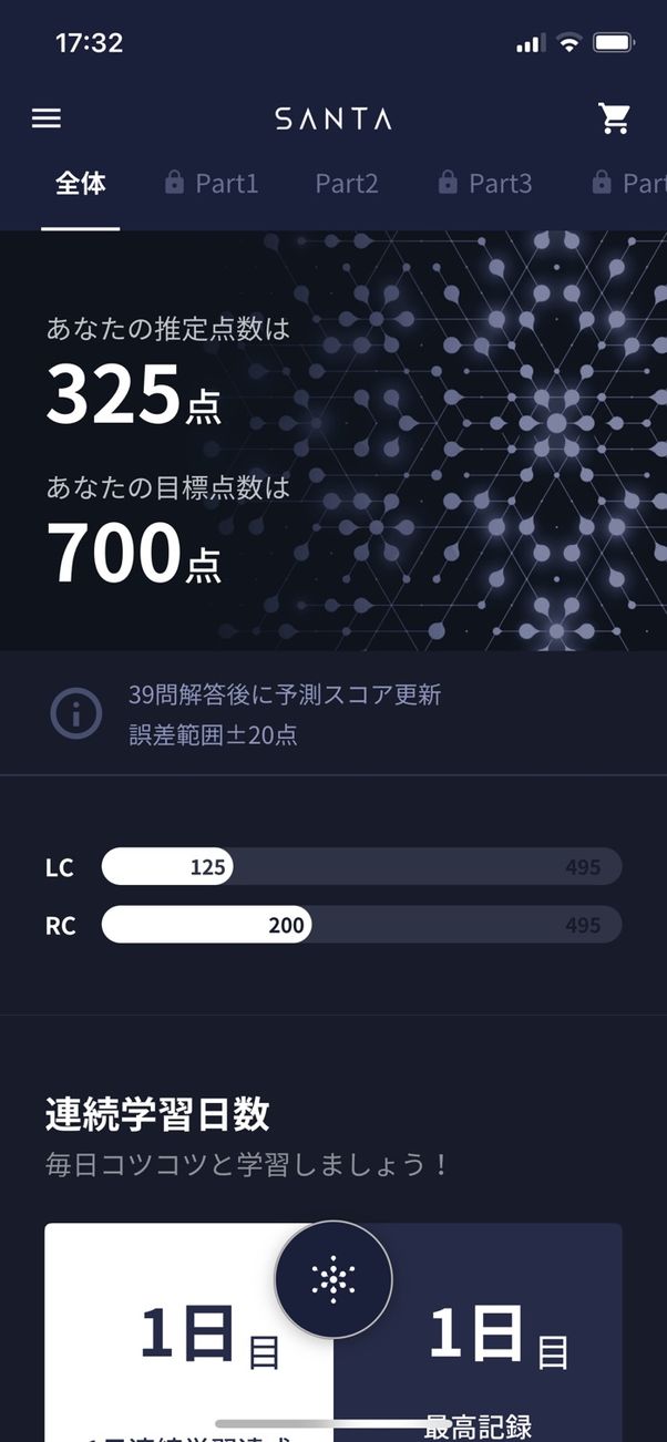 SANTA L&R テスト対策