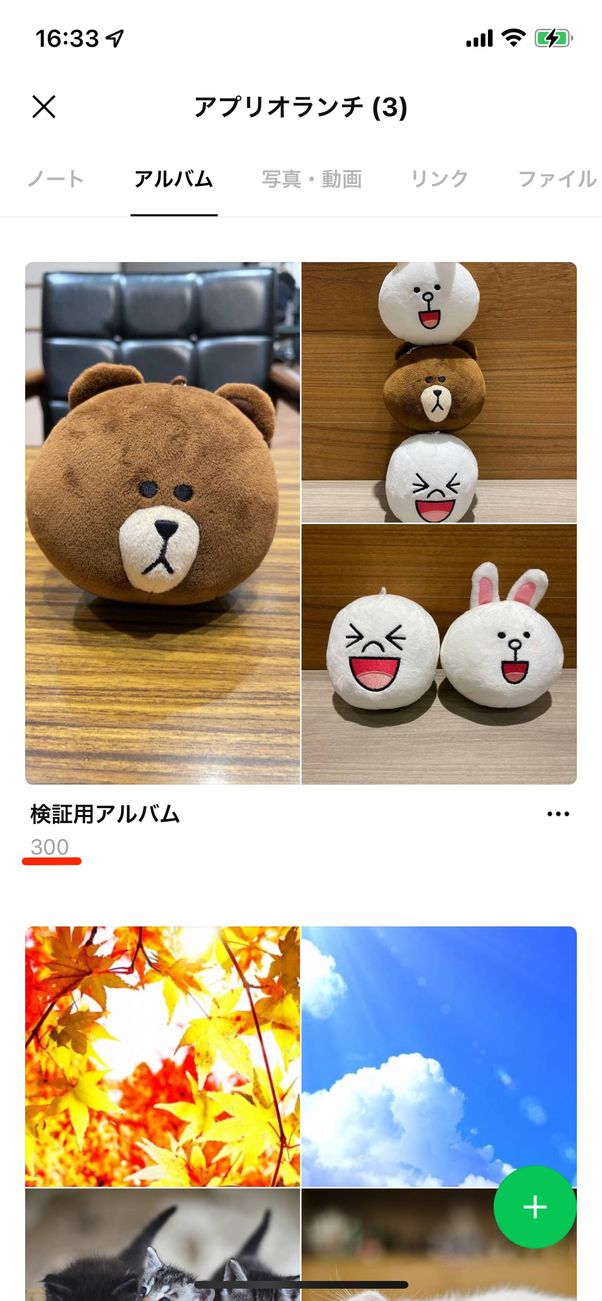 アルバムに写真を300枚追加すると…