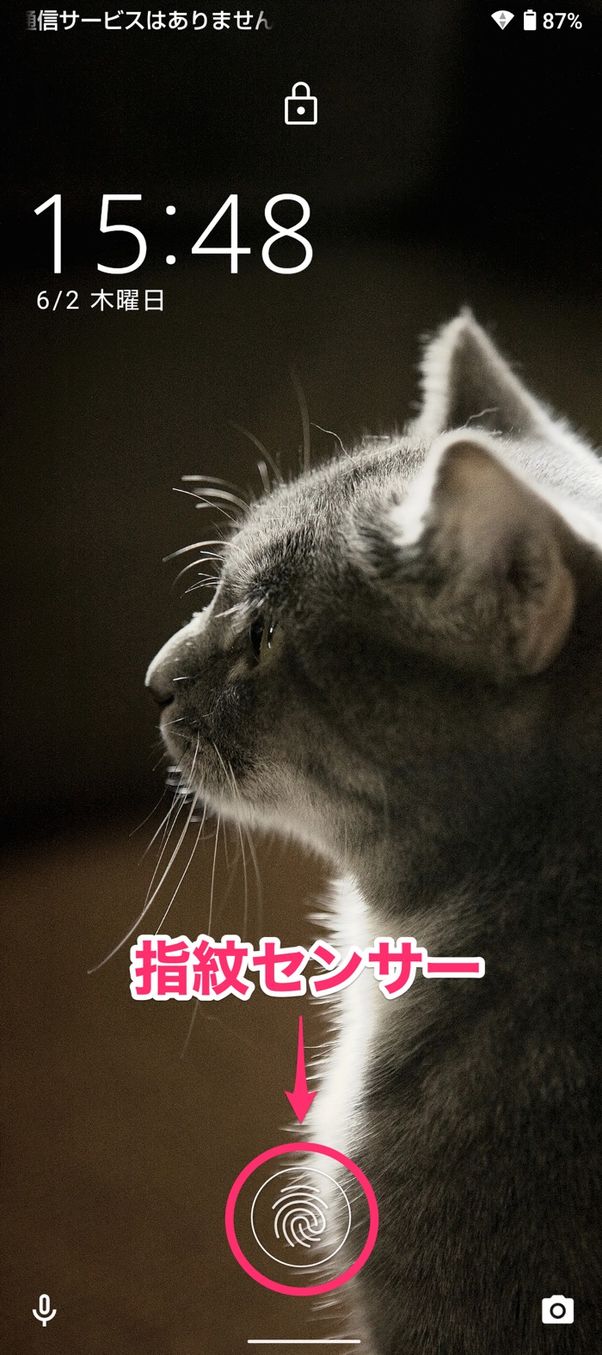 【Android】指紋認証の設定方法
