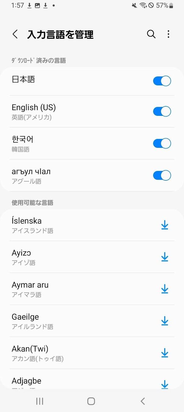 入力言語