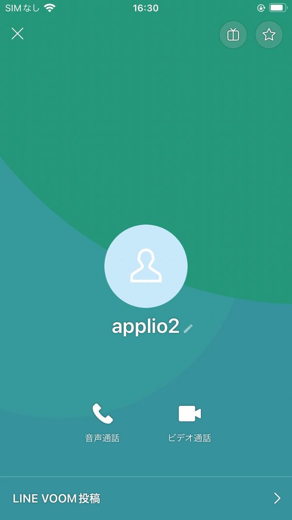 他のユーザーから見たプロフィール画面には表示されない