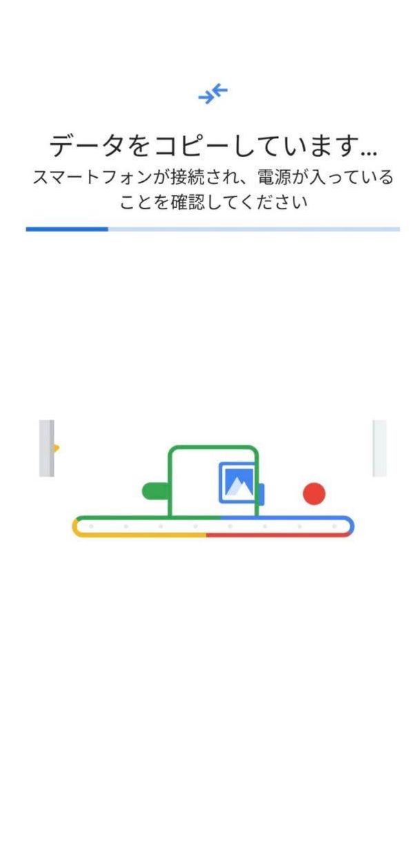 データをコピーしています
