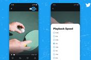 Twitter、ビデオ再生速度の変更機能をテスト開始