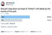 イーロン・マスク氏、Twitter社CEOを退任へ　後任の人材が見つかり次第