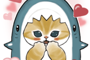 サメにゃんのBIGスタンプ