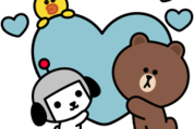 ブラウン&けんさく 防災スタンプ