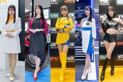 【JAPAN MOBILITY SHOW 2023】コンパニオン写真ギャラリー4（OHLINS、TPR、日立Astemo、NHKニッパツ、タカラトミーなど）