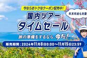 ANA、国内ツアーのタイムセールを開催　11月15日まで