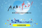 「ANAにキュン！」が1月29日に開催　国内ダイナミックパッケージの最大2万円割引など