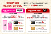 楽天カード、最大10GB分の楽天モバイル特典を提供開始　プレミアム・ブラックカード向けに