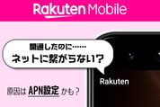 楽天モバイルが開通済みなのにネットに繋がらない？ データ通信ができない原因は「APN設定」かも