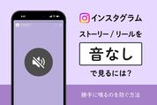 インスタ 音無し