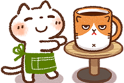 しろねこ×ふてニャン
