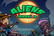 ゲーム「エイリアンの侵略」左右、地面下から現れるエイリアンを倒していくアクション #Android
