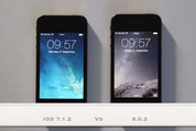 iPhone 4Sはどう動く？ 「iOS 7.1.2」と「iOS 8.0.2」の比較動画