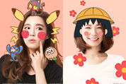 【LINE】トークルームのカメラで「ちびまる子ちゃん」や「ポケモン」のキャラクターフィルター登場