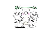 【LINE無料スタンプ】『うさぎ＆くま１００％と仲間達』が登場、配布期間は8月7日まで