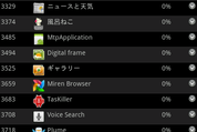 アプリ「OS Monitor」CPU状況確認＋タスクキラー＋電池・容量確認 #Android