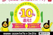 d払い、松屋などの飲食店で10%還元キャンペーン実施　11時から14時のランチタイム限定