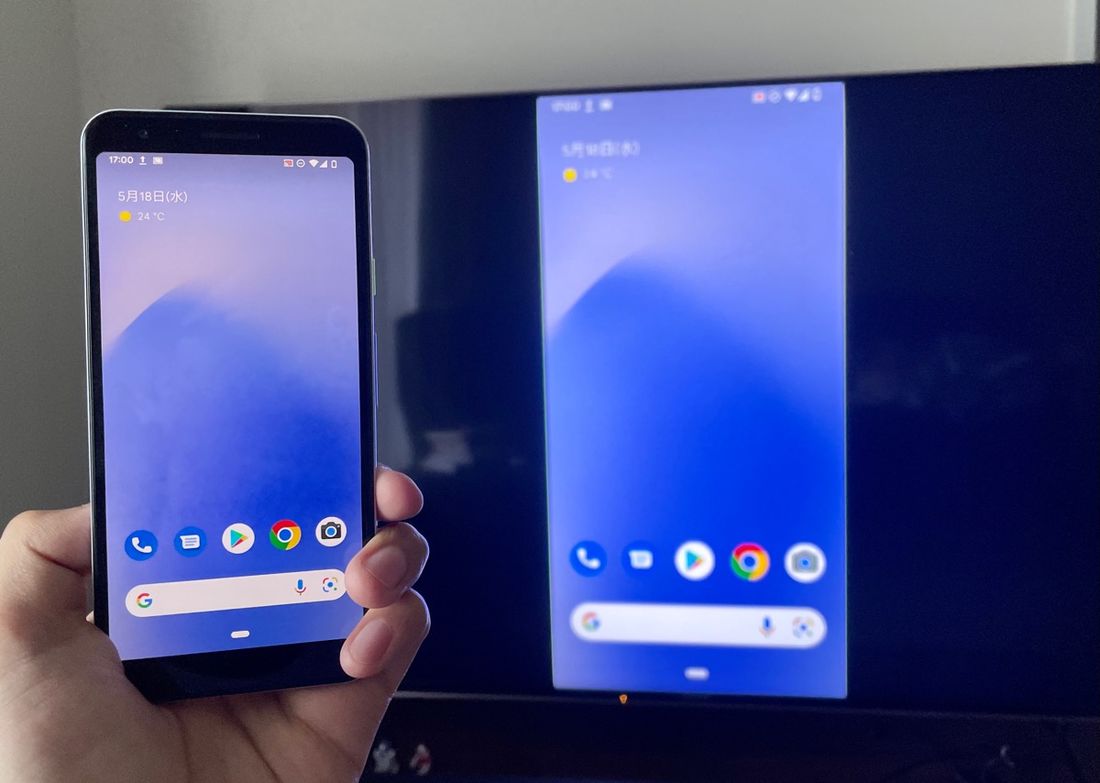 Chromecast Android キャスト
